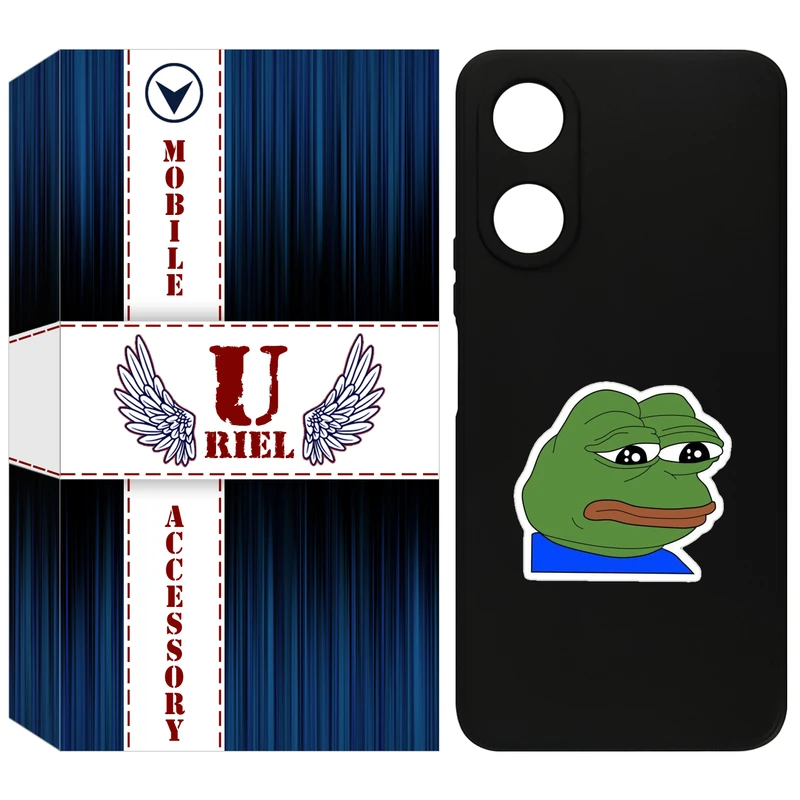 کاور یوریل مدل KSH کد 86 طرح قورباغه غمگین مناسب برای گوشی موبایل آنر X5 Plus