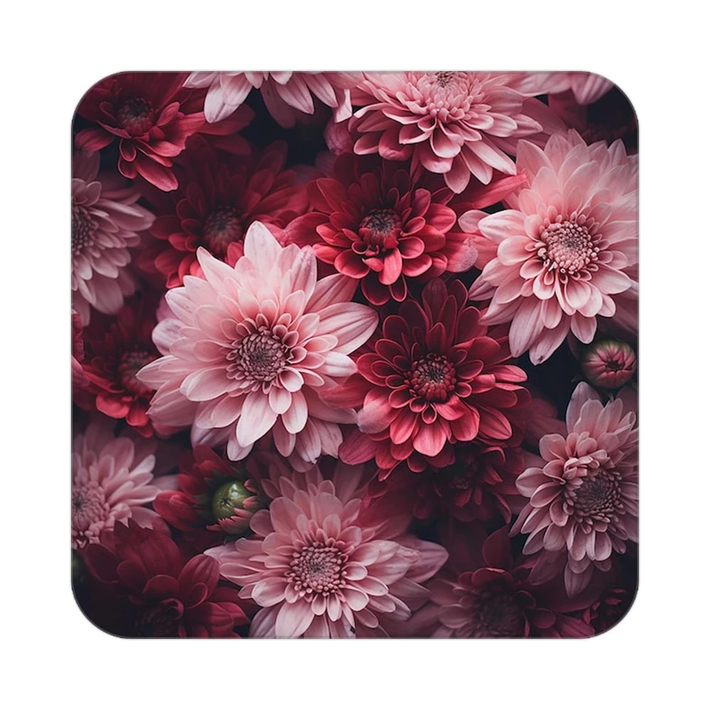 زیر لیوانی کاکتی طرح گل مدل mp18395