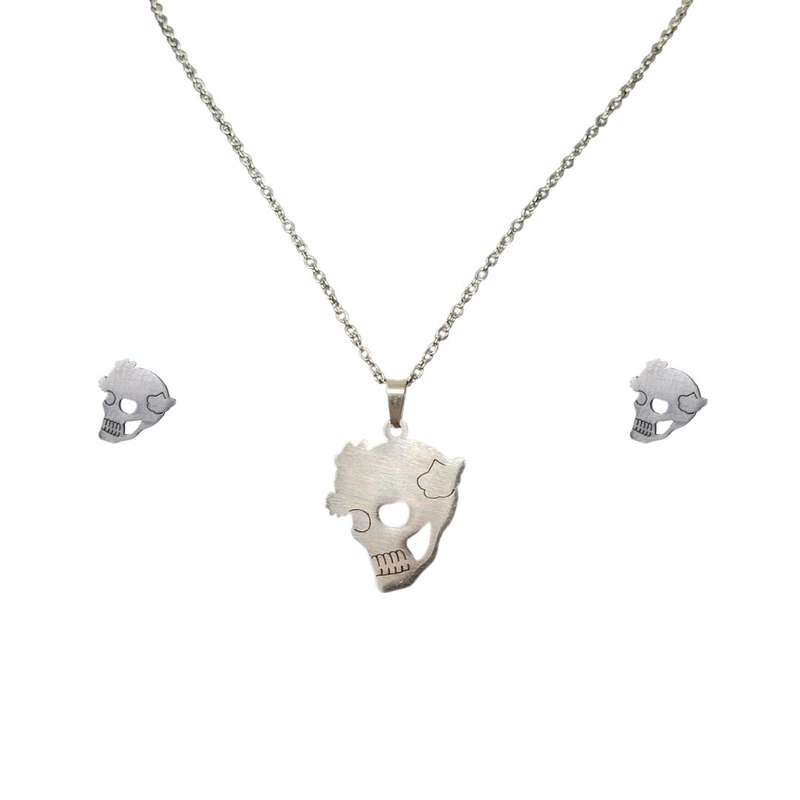 نیم ست زنانه مدل جمجمه 148 نیم ست زنانه مدل جمجمه 148