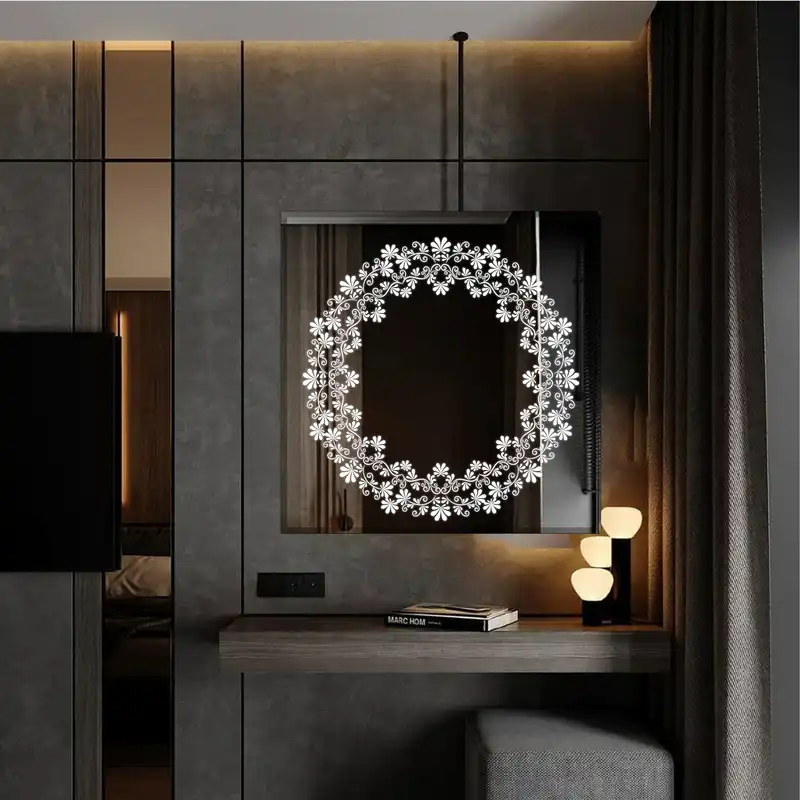 آینه آتریکس  مدل بک لایت کد AM24