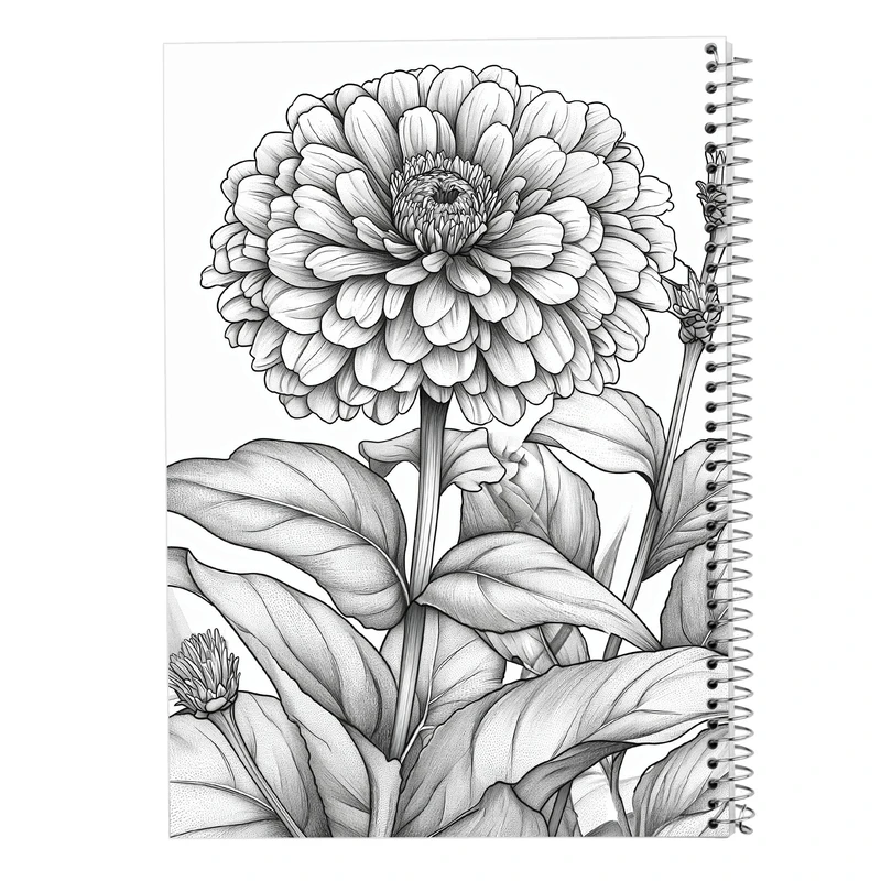 دفتر مشق 100 برگ مدوپد مدل گل کد DF13775