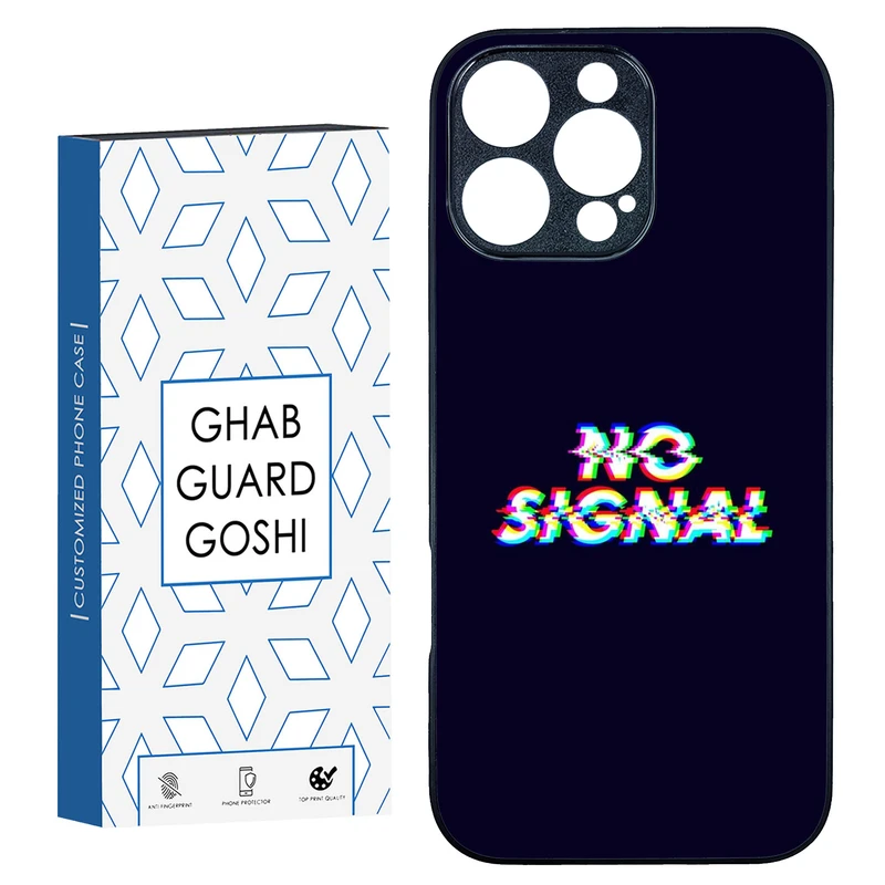 کاور قاب گارد گوشی طرح no signal کد TPU-193 مناسب برای گوشی موبایل اپل Iphone 16 Pro Max