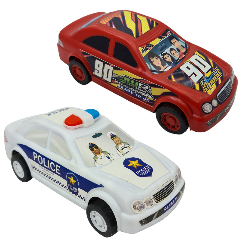 ماشین بازی مدل الگانس اسپرت طرح پلیس کد S_860 مجموعه 2 عددی