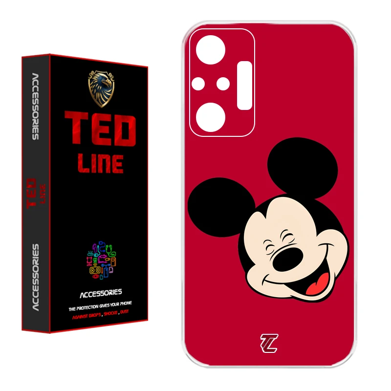 کاور تدلاین طرح میکی موس کد 1213 مناسب برای گوشی موبایل شیائومی Redmi Note 10 Pro / Note 10 Pro Max