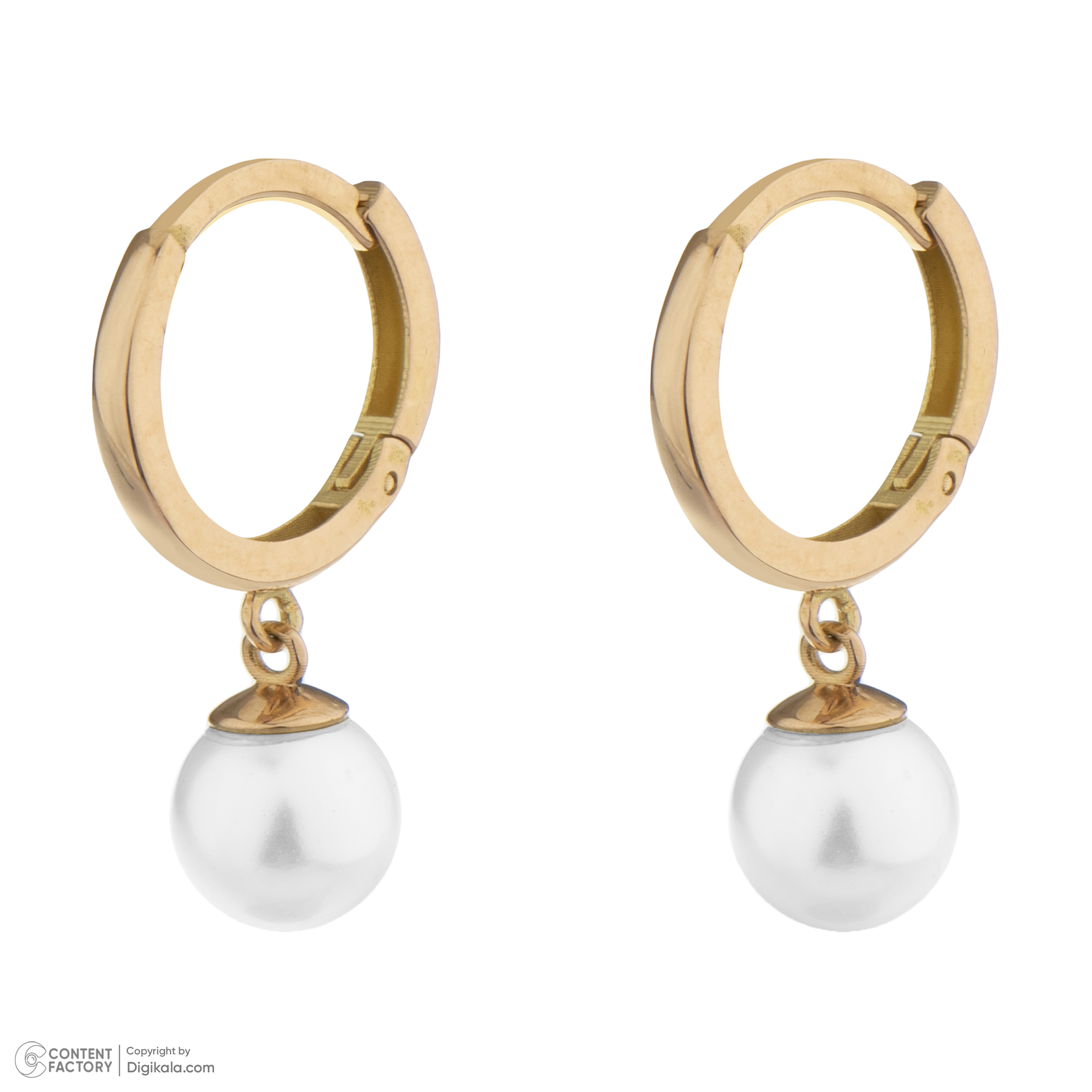 گوشواره طلا 18 عیار زنانه میو گلد مدل E865