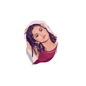 استیکر لپ تاپ طرح سلنا کد 01