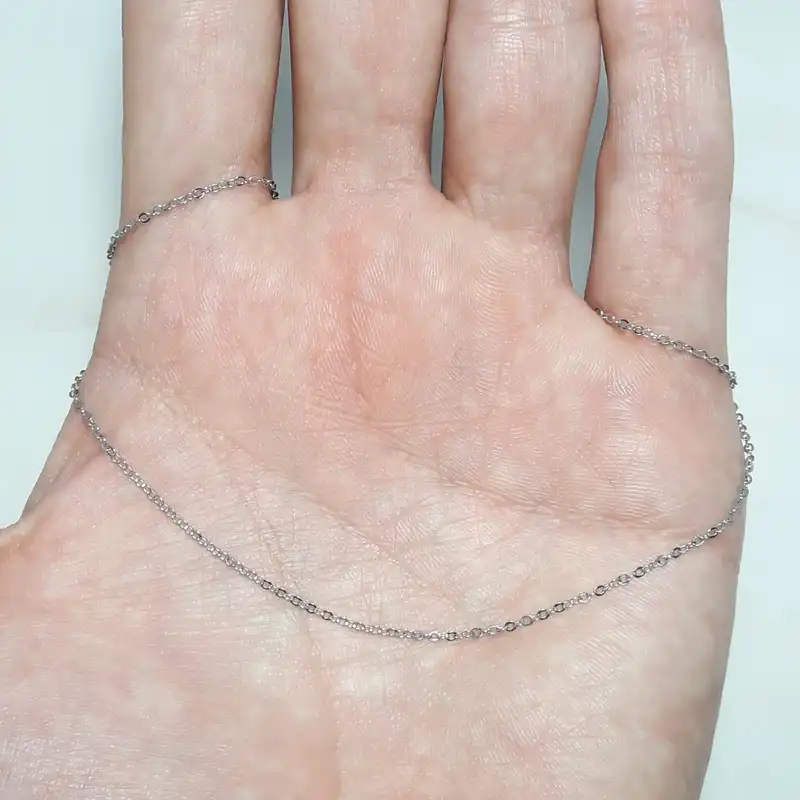 زنجیر نقره زنانه مدل فلامینگو  کد 7007