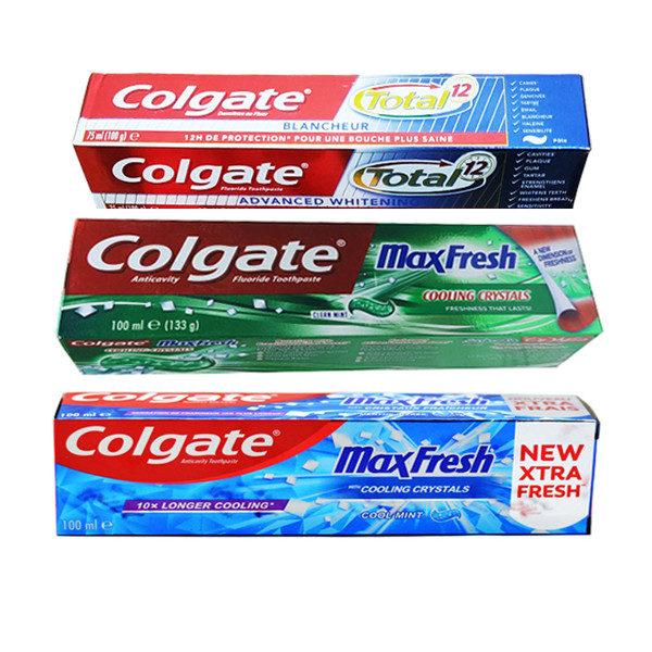 خمیر دندان کلگیت مدل Total Max fresh حجم 75 میلی لیتر بسته 3 عددی خمیر دندان کلگیت مدل Total Max fresh حجم 75 میلی لیتر بسته 3 عددی