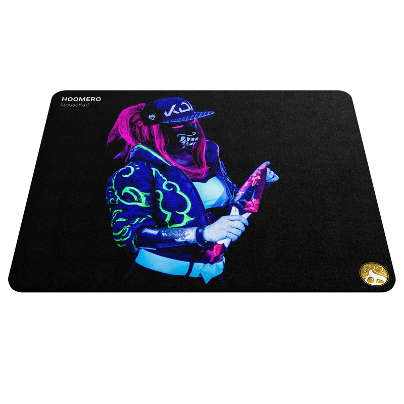 ماوس پد هومرو مدل A3358 طرح بازی kda akali league of legends
