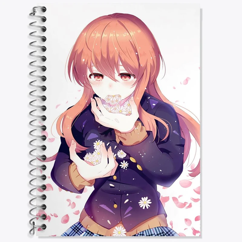 دفتر زبان 50 برگ خندالو مدل سه خط طرح شوکو نیشیمیا انیمه سایلنت ویس A Silent Voice کد 15795