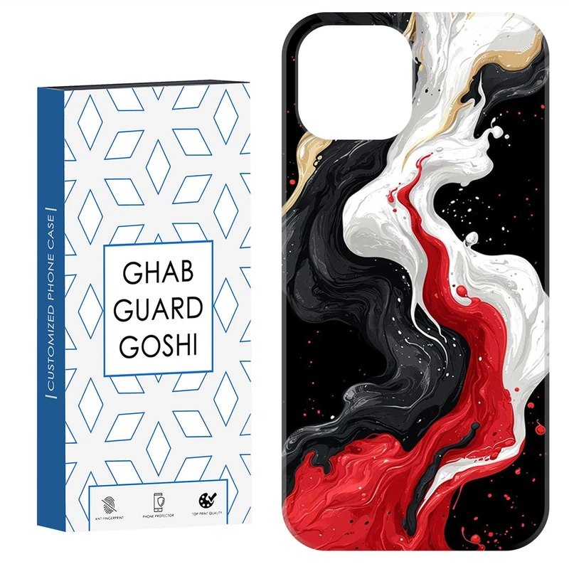 کاور قاب گارد گوشی طرح آبرنگی کد Dimo-582 مناسب برای گوشی موبایل اپل  IPHONE 12 / 12 PRO   