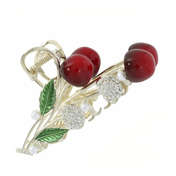 کلیپس مو زنانه مدل آلبالویی