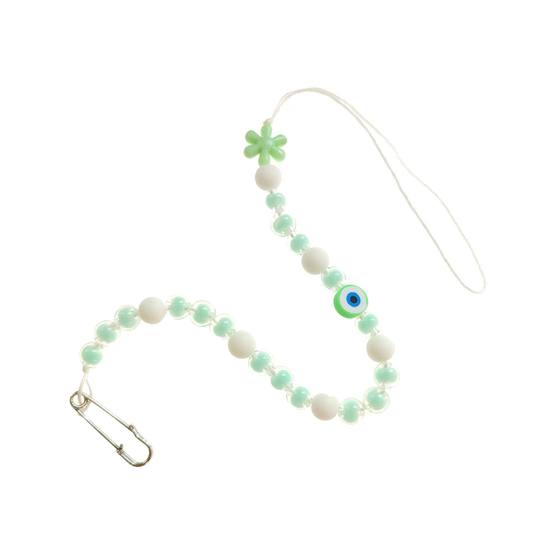 زنجیر پستانک لیمونار گالری مدل حباب و شکوفه گل