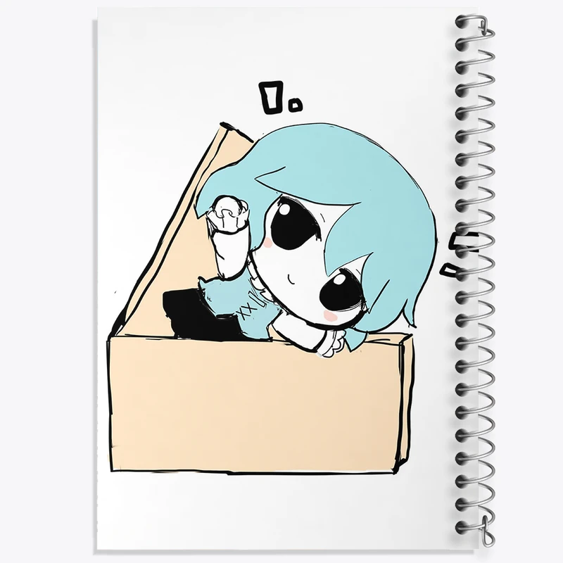 دفتر لیست خرید 50 برگ خندالو طرح بازی توهو (Touhou) کد 35735