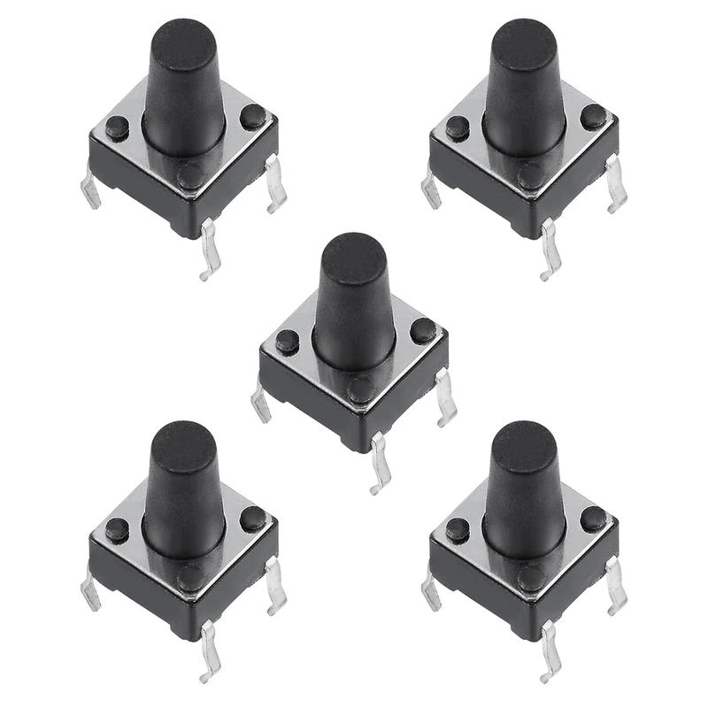 میکرو سوئیچ مدل Vertical-6×6×9.5-4P بسته 5 عددی