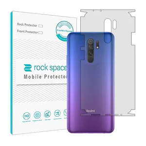 Transparent Rockspace HyGEL phone back protector suitable for Xiaomi Redmi 9 Prime mobile phone