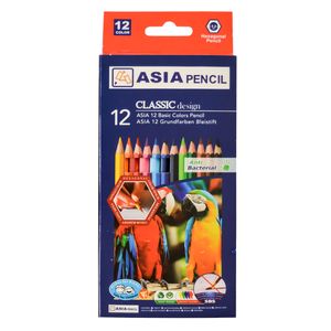 نقد و بررسی مداد رنگی 12 رنگ آسیا مدل A-12 توسط خریداران