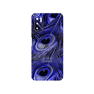 MAHOOT Purple Feather Cover Sticker for Xiaomi Redmi Note 10 5G