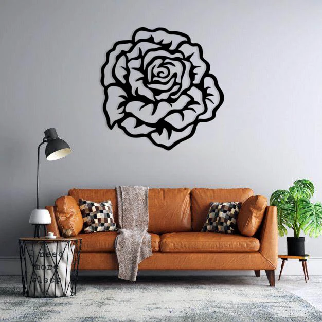 استیکر دیواری طرح گل رز