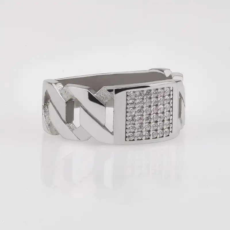 ست انگشتر نقره زنانه و مردانه مدل 21779