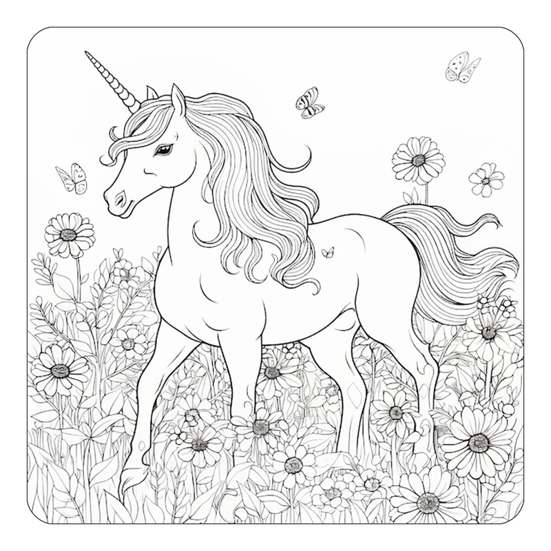 مگنت کاکتی طرح اسب تک شاخ و یونیکورن مدل mp31620