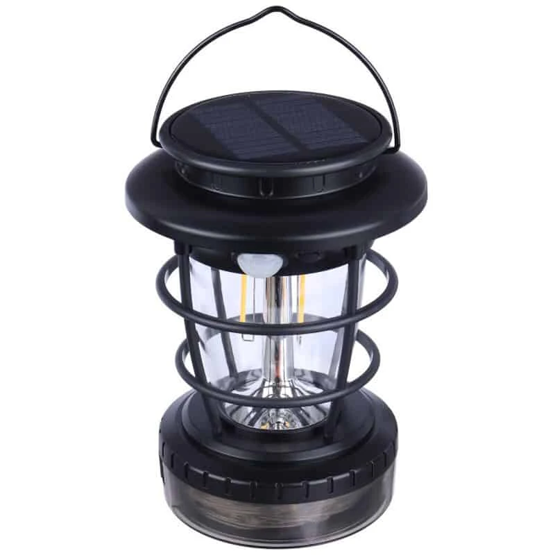 چراغ فانوسی مدل شارژی خورشیدی ریسه دار HOP-8819 با نور چند رنگ