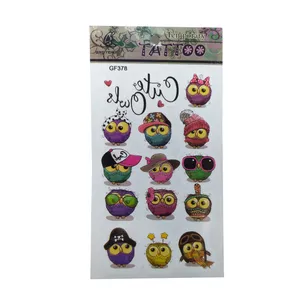 تتو موقت طرح جغد کد 378