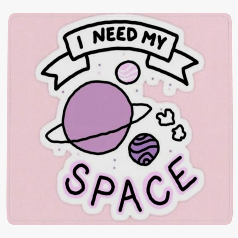 ماوس پد آی تمر مدل i need my space کد 135