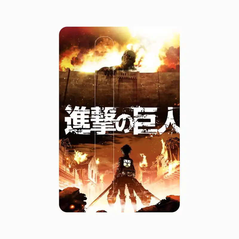 استیکر کارت پیکسل میکسل مدل انیمه اتک ان تایتان پوستر اول کد D2