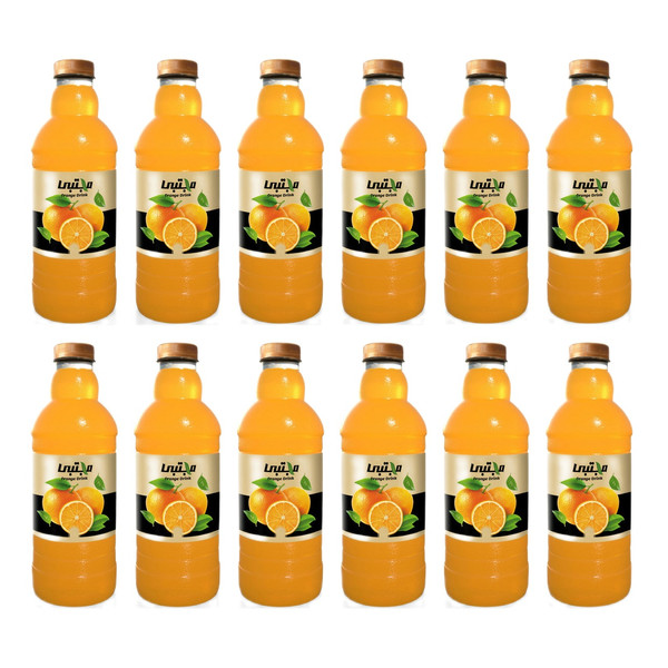 نوشیدنی پرتقال مجتبی - 1000 میلی لیتر بسته 12 عددی