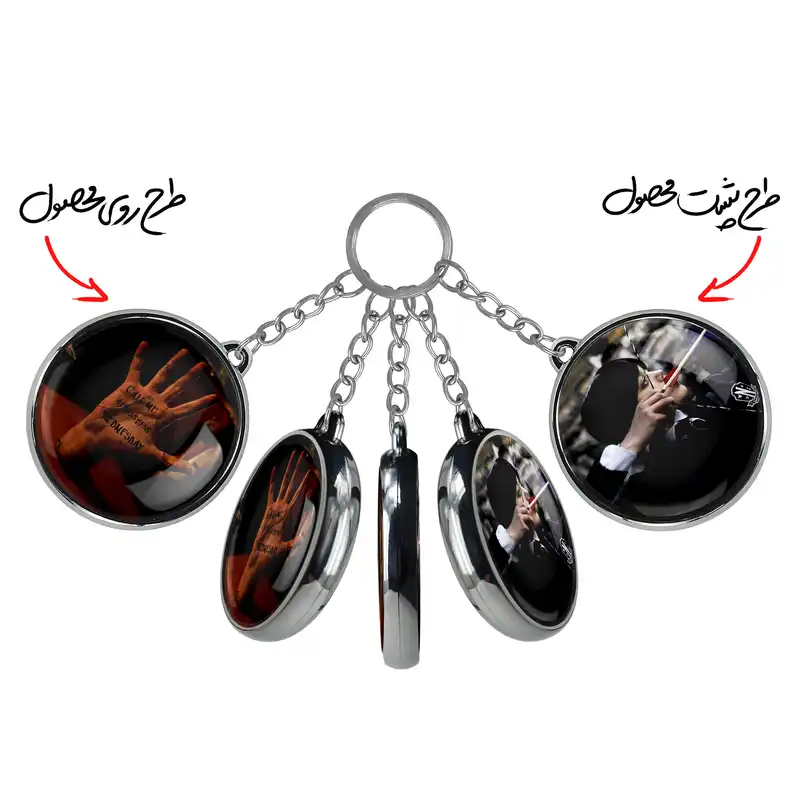 جاکلیدی خندالو طرح سریال ونزدی Wednesday مدل دوطرفه کد 2529425288