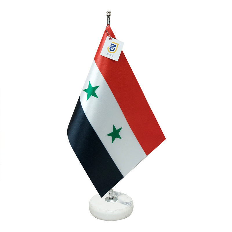 پرچم رومیزی جاویدان تندیس پرگاس مدل سوریه کد 2