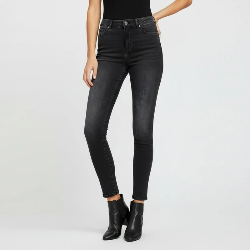 شلوار جین زنانه اسمارا مدل کاغذی سنگشور IAN302470