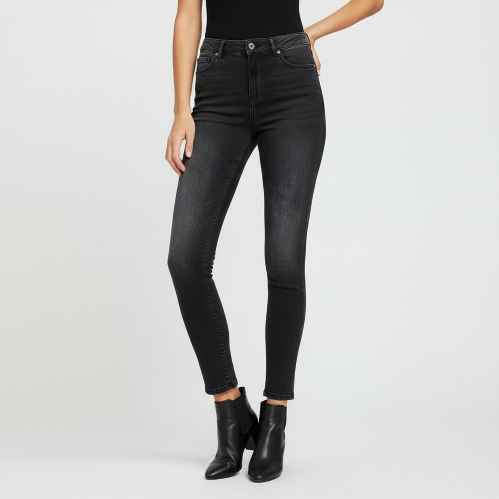 شلوار جین زنانه اسمارا مدل کاغذی سنگشور IAN302470 -  - 1