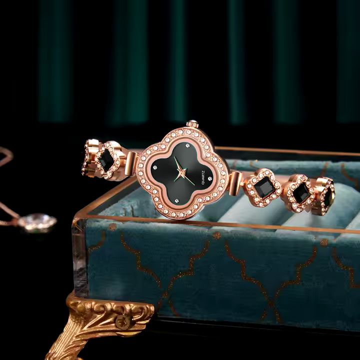 ساعت مچی عقربه ای زنانه مدل کوارتز کد 55 -  - 5