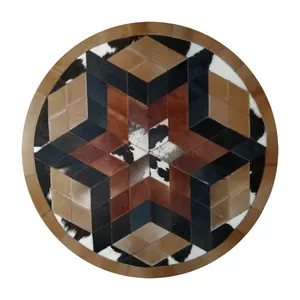 کلاژ فرش پوست و چرم کمالی مدل AD-00281