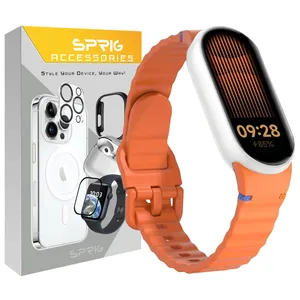 بند اسپریگ مدل NewV Sic مناسب برای ساعت هوشمند شیائومی Mi band 10 12mm