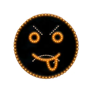 چراغ LED  شیشه خودرو مدل ایموجی ریموت دار 