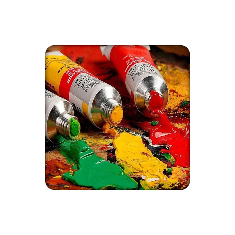 زیرلیوانی طرح ترکیب رنگ روغن کد 5203219