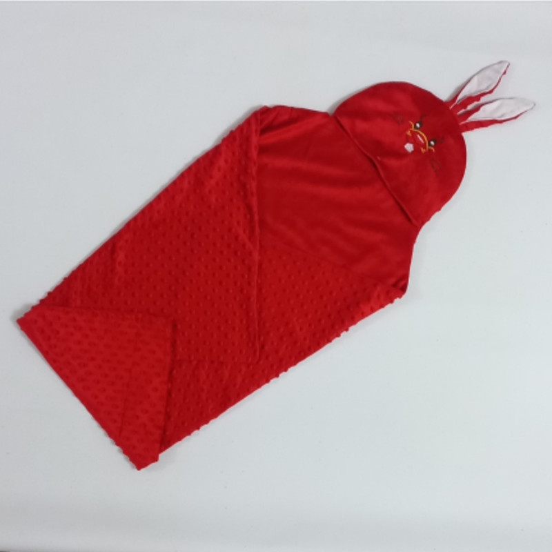 پتو نوزادی مدل خرگوشی کد 02 ابعاد 83×76 سانتی متر