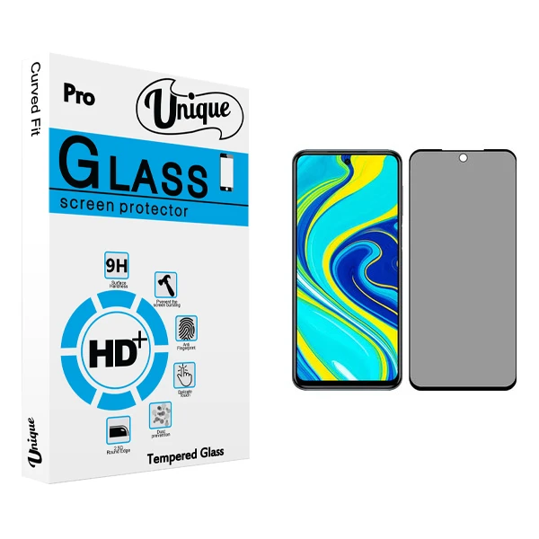 محافظ صفحه نمایش حریم شخصی یونیک مدل ULTRA مناسب برای گوشی موبایل شیائومی Redmi Note 9 Pro