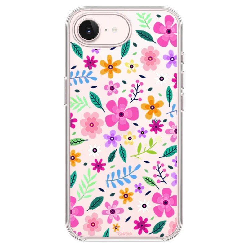 کاور طرح گل مناسب برای گوشی موبایل اپل iPhone 16e