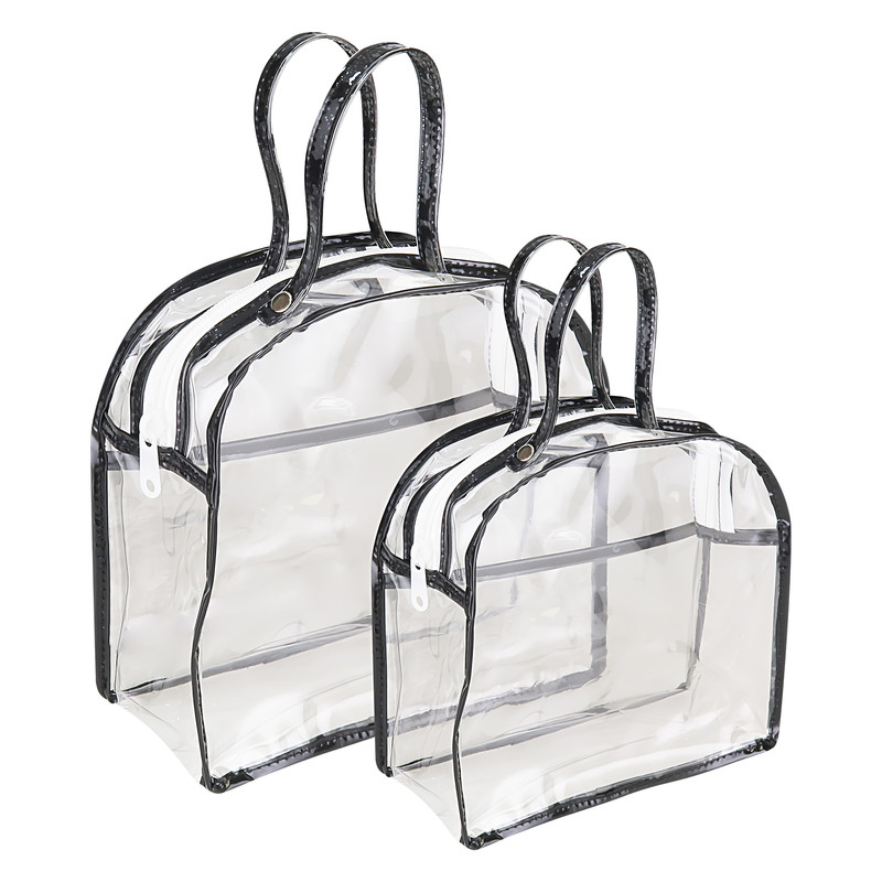 کیف لوازم آرایش زنانه مدل شاینی بسته دو عددی