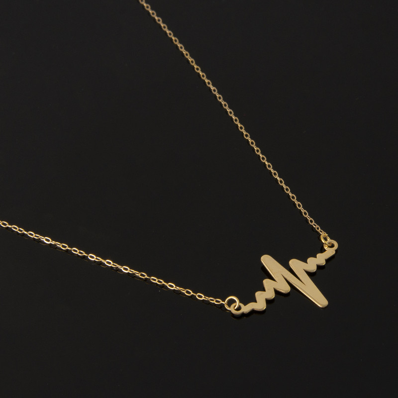 گردنبند طلا 18 عیار زنانه مدل 670117