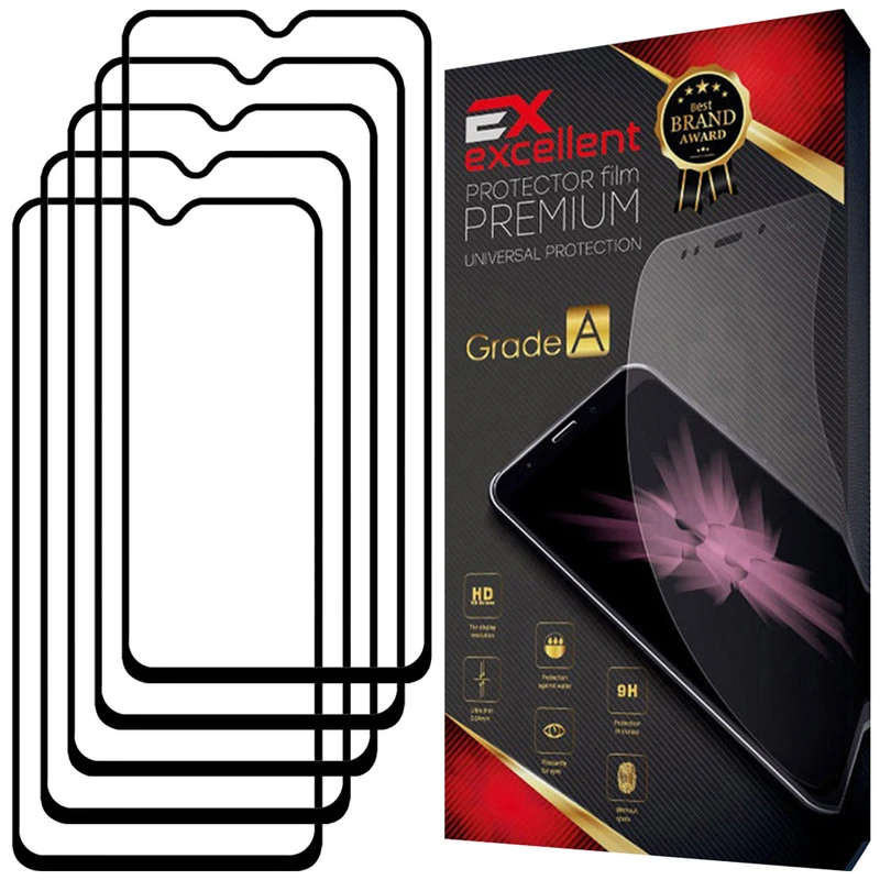 محافظ صفحه نمایش شیشه ای ایکس اکسلنت مدل XFU مناسب برای گوشی موبایل شیائومی Redmi Note 8T بسته پنج عددی
