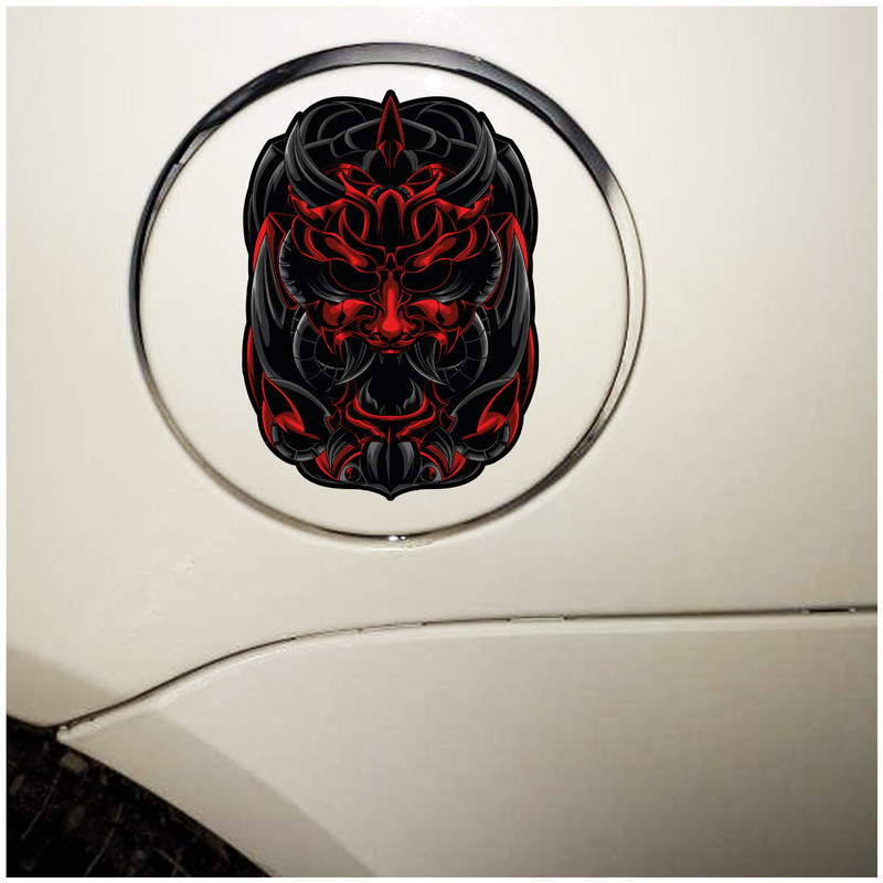 برچسب در باک خودرو طرح دراگون کد 224