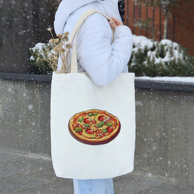 ساک خرید خندالو مدل پیتزا Pizza کد H716