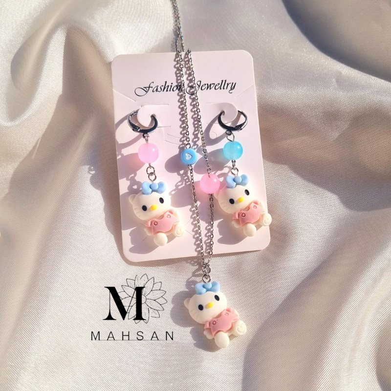 نیم ست دخترانه مدل کیتی بچه گانه