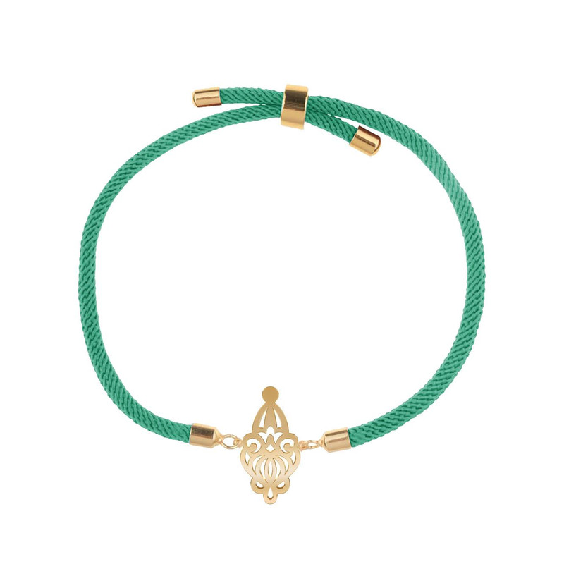 دستبند طلا 18 عیار زنانه مدوپد مدل اسلیمی کد D35-10569