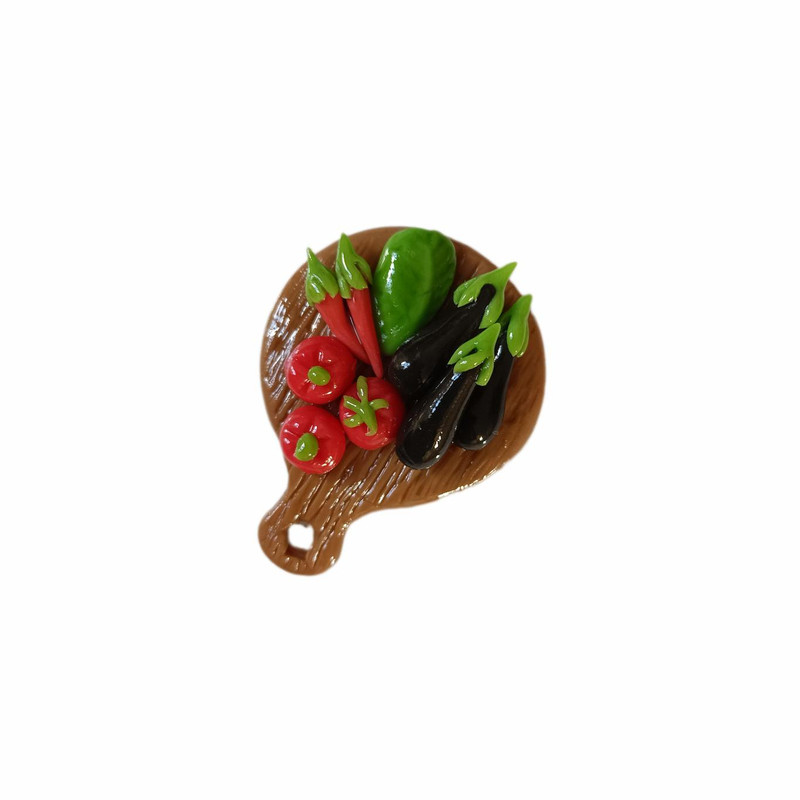 مگنت طرح تخته مرغ و تخته سبزیجات کد 0050 مجموعه دو عددی 